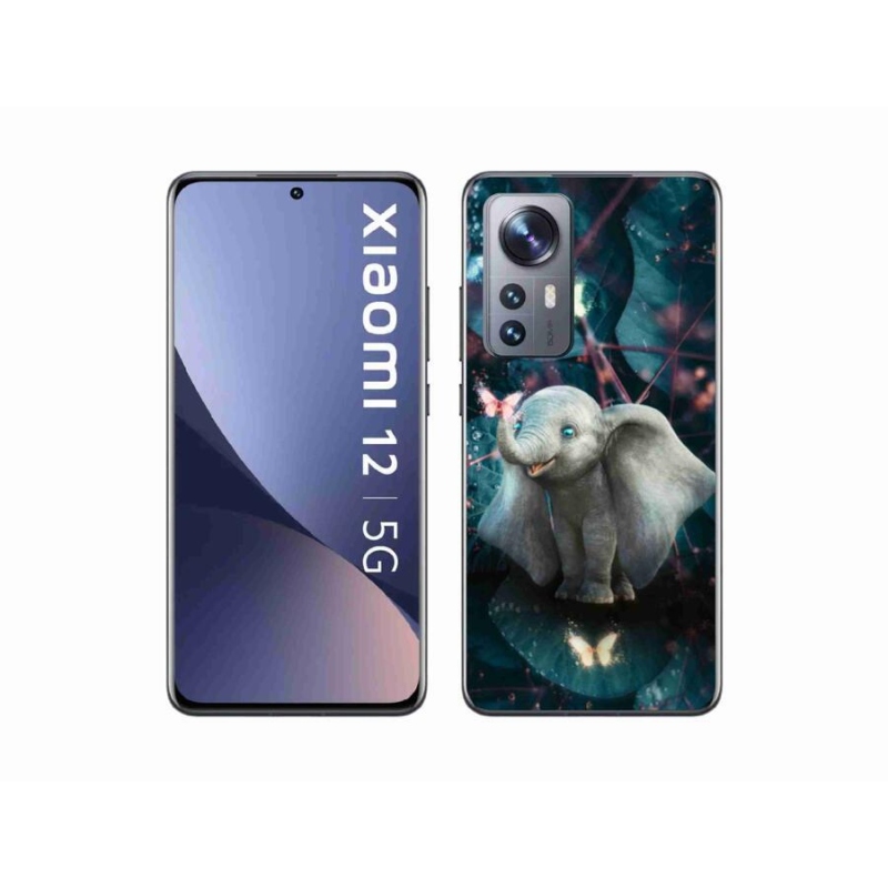 Gelový kryt mmCase na mobil Xiaomi 12X - roztomilý slon