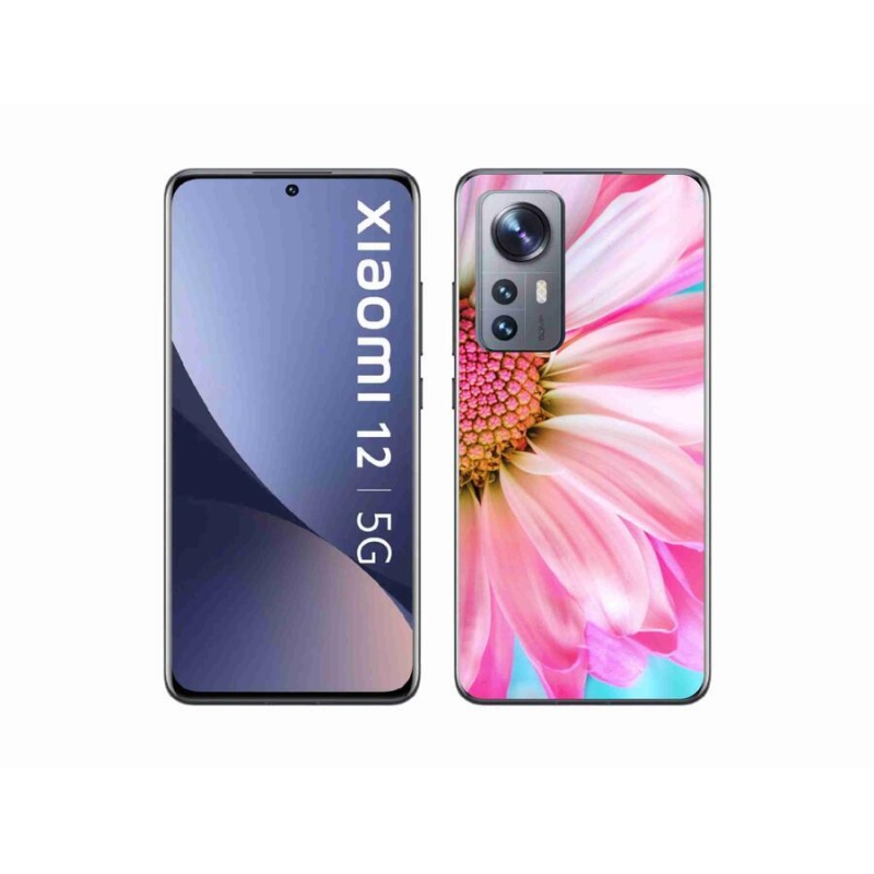 Gelový kryt mmCase na mobil Xiaomi 12X - růžová květina