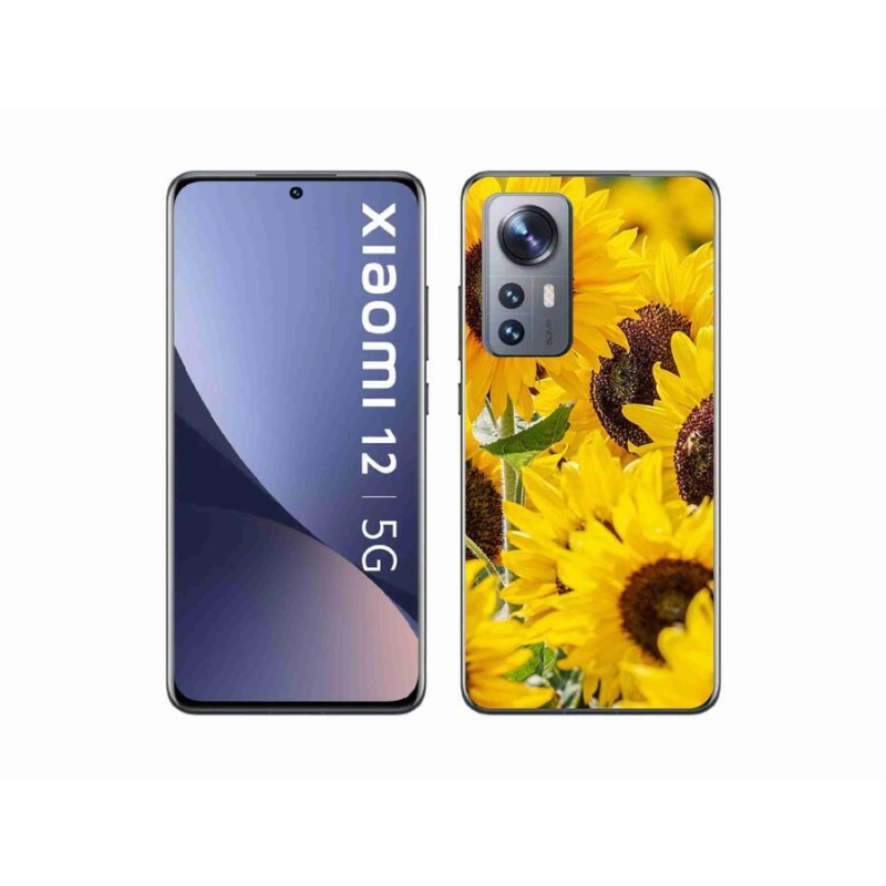 Gelový kryt mmCase na mobil Xiaomi 12X - slunečnice