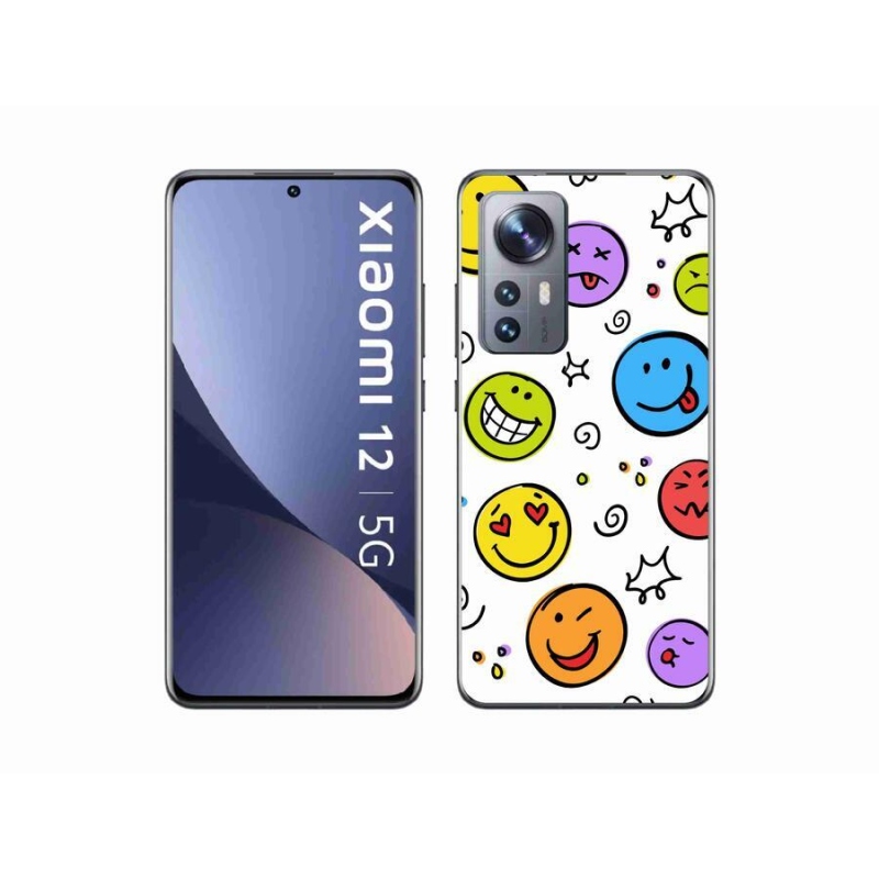 Gelový kryt mmCase na mobil Xiaomi 12X - smajlíci