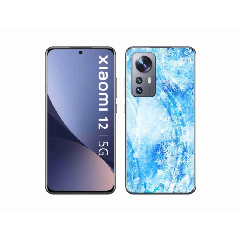 Gelový kryt mmCase na mobil Xiaomi 12X - sněhové vločky