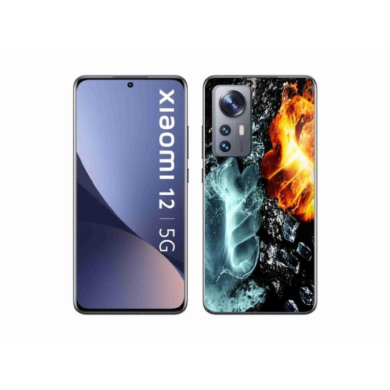 Gelový kryt mmCase na mobil Xiaomi 12X - voda a oheň