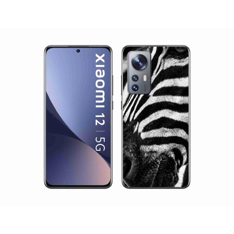 Gelový kryt mmCase na mobil Xiaomi 12X - zebra