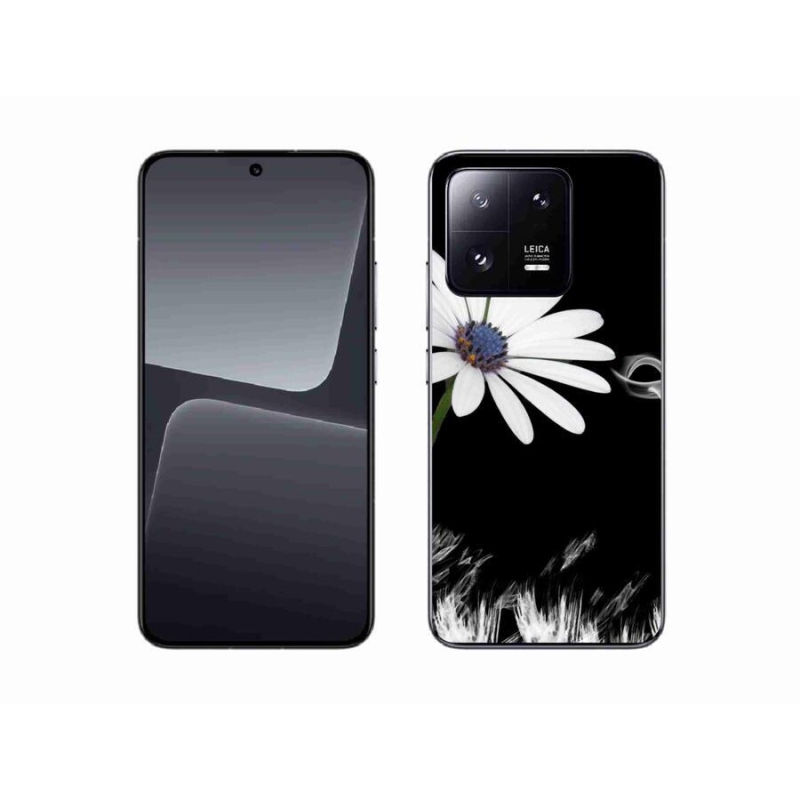 Gelový kryt mmCase na mobil Xiaomi 13 - bílá květina