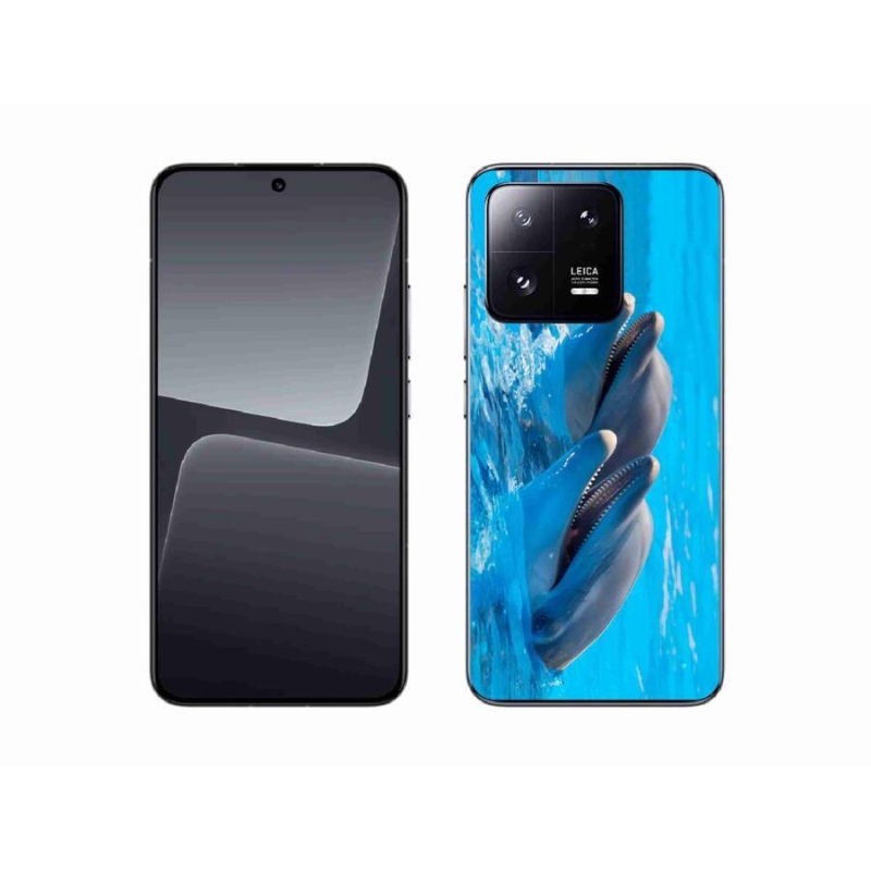 Gelový kryt mmCase na mobil Xiaomi 13 - delfíni