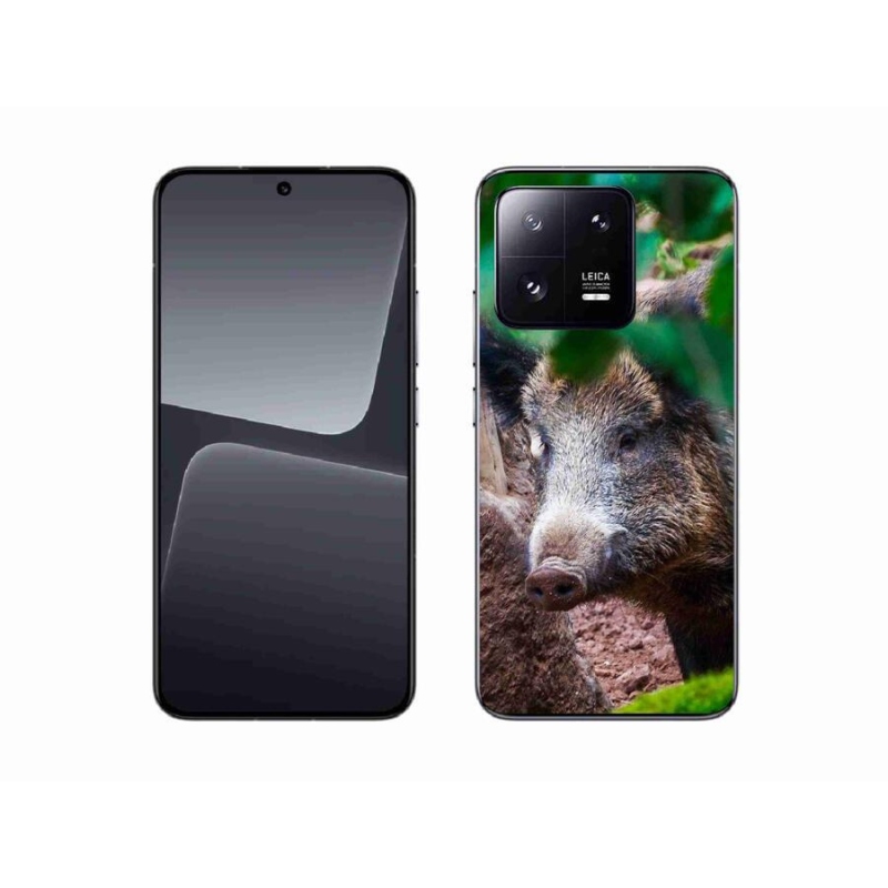 Gelový kryt mmCase na mobil Xiaomi 13 - divoké prase