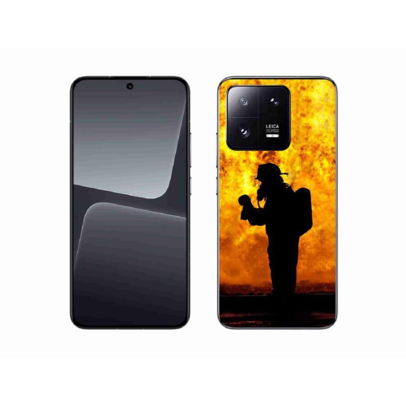 Gelový kryt mmCase na mobil Xiaomi 13 - hasič