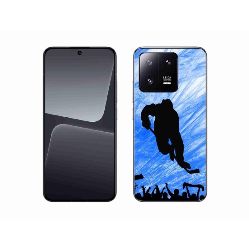 Gelový kryt mmCase na mobil Xiaomi 13 - hokejový hráč
