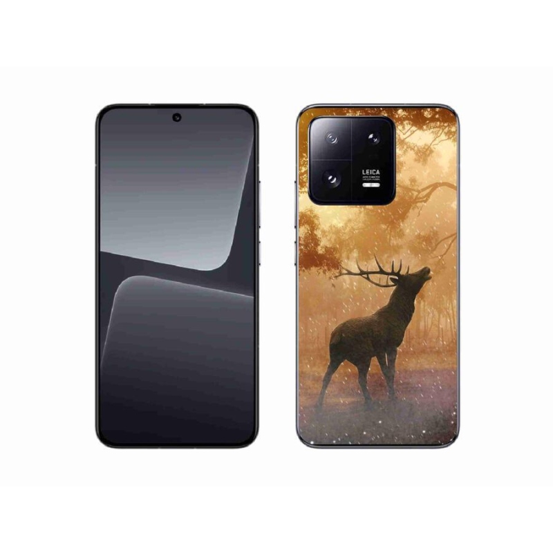 Gelový kryt mmCase na mobil Xiaomi 13 - jelen v říji