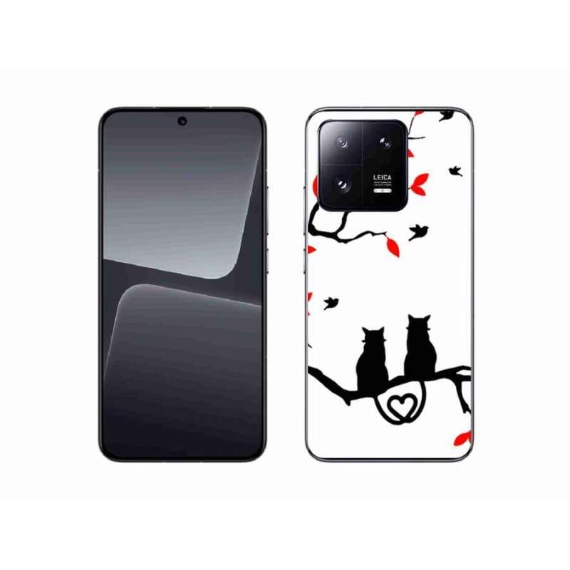 Gelový kryt mmCase na mobil Xiaomi 13 - kočičí láska