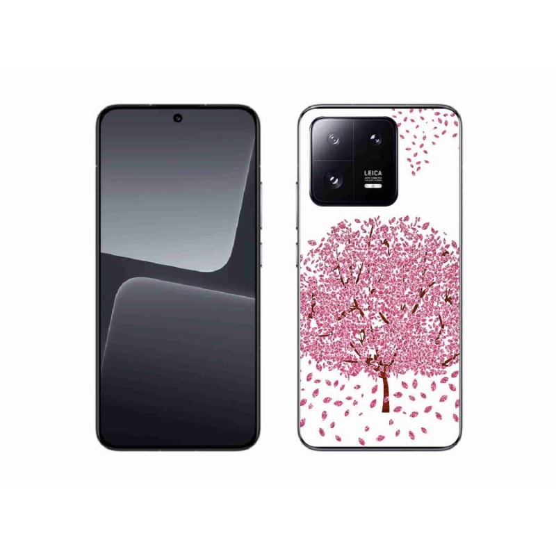 Gelový kryt mmCase na mobil Xiaomi 13 - kreslený strom s listy