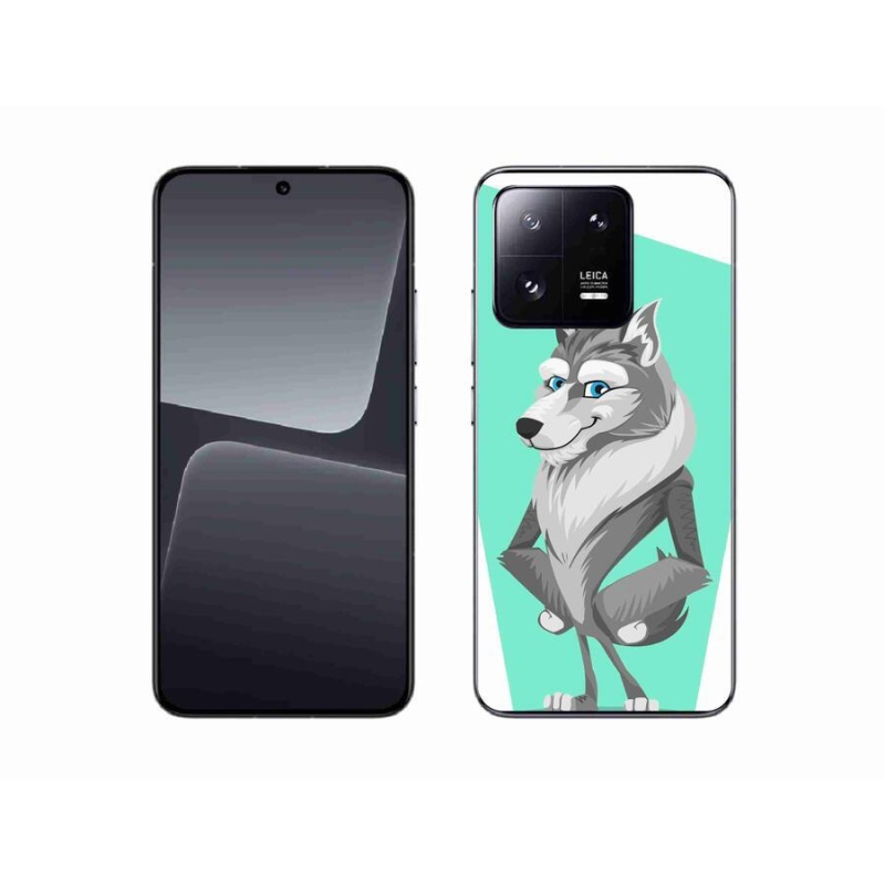 Gelový kryt mmCase na mobil Xiaomi 13 - kreslený vlk