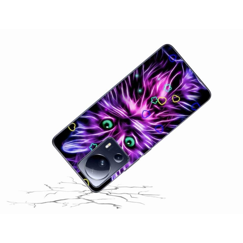 Gelový kryt mmCase na mobil Xiaomi 13 Lite - abstraktní kočka