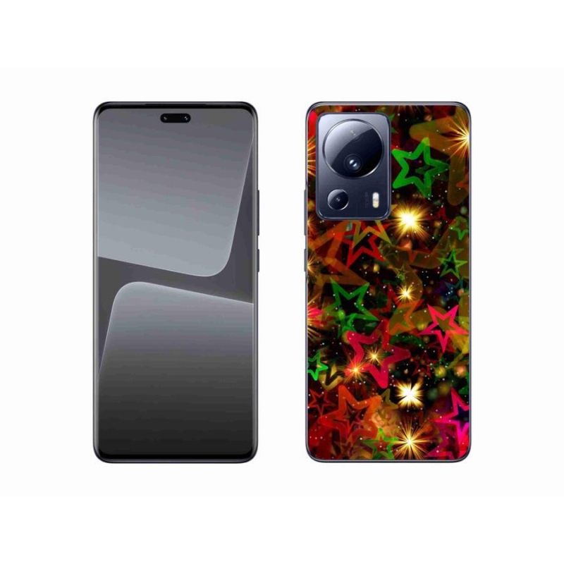 Gelový kryt mmCase na mobil Xiaomi 13 Lite - barevné hvězdičky
