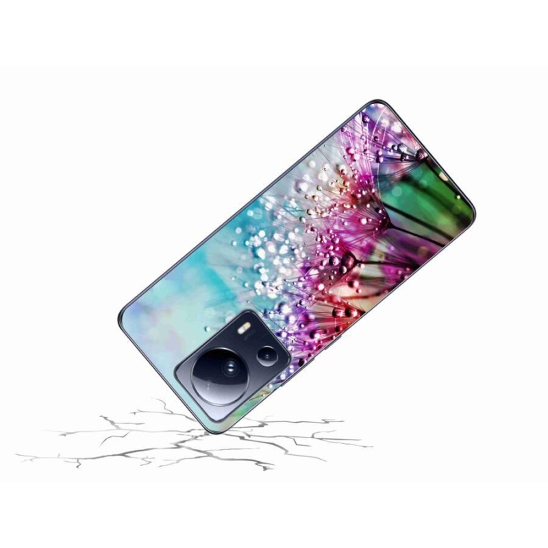 Gelový kryt mmCase na mobil Xiaomi 13 Lite - barevné květy