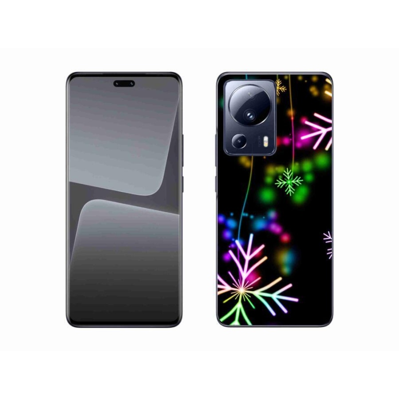 Gelový kryt mmCase na mobil Xiaomi 13 Lite - barevné vločky