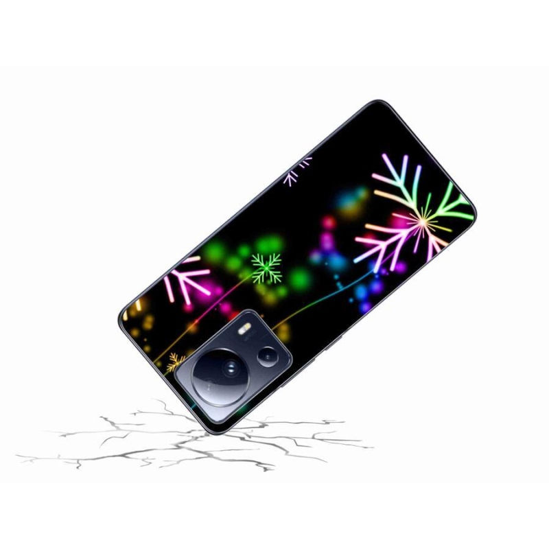 Gelový kryt mmCase na mobil Xiaomi 13 Lite - barevné vločky