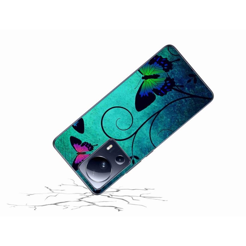 Gelový kryt mmCase na mobil Xiaomi 13 Lite - barevní motýli