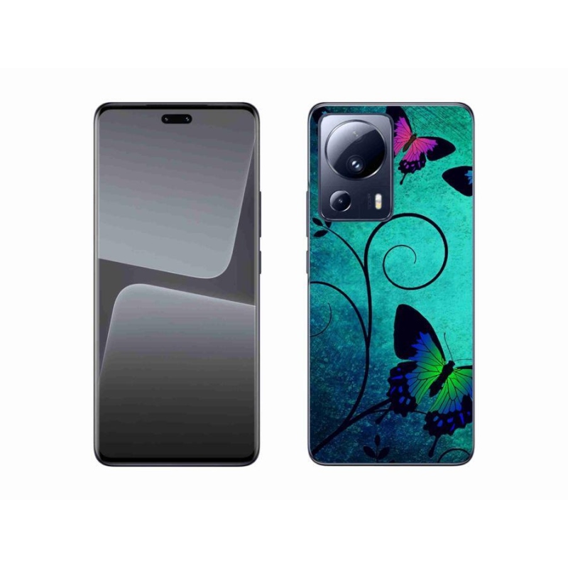 Gelový kryt mmCase na mobil Xiaomi 13 Lite - barevní motýli