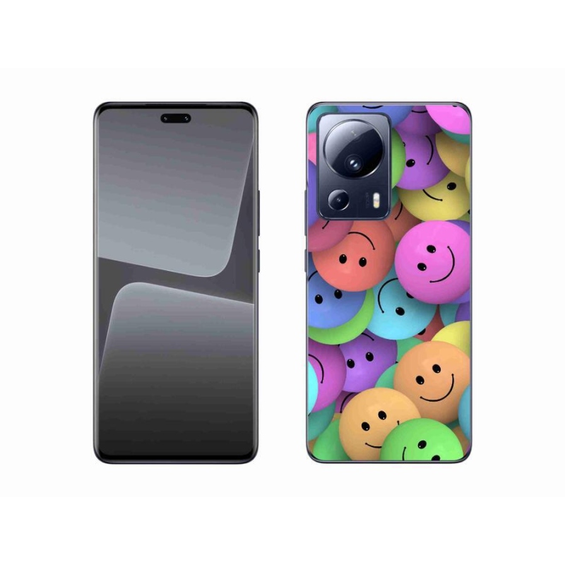 Gelový kryt mmCase na mobil Xiaomi 13 Lite - barevní smajlíci