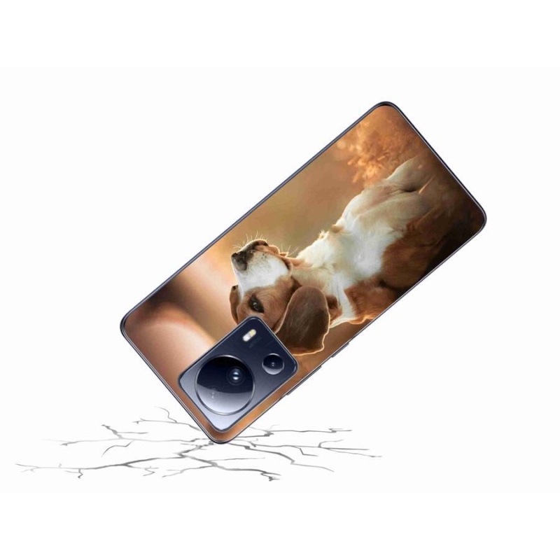Gelový kryt mmCase na mobil Xiaomi 13 Lite - bígl