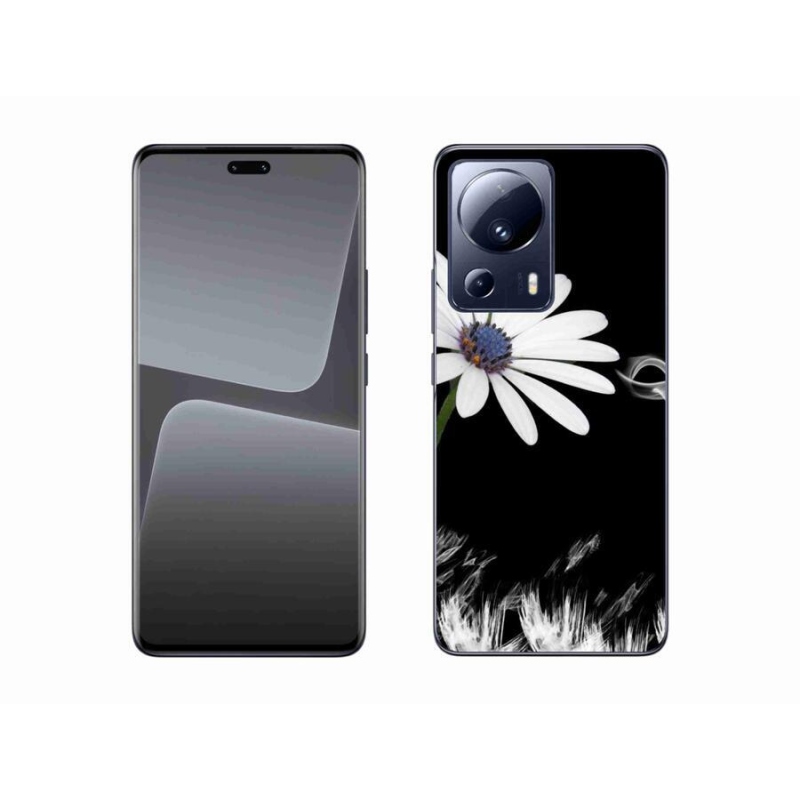 Gelový kryt mmCase na mobil Xiaomi 13 Lite - bílá květina