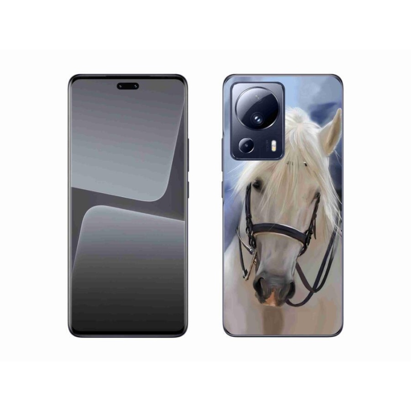 Gelový kryt mmCase na mobil Xiaomi 13 Lite - bílý kůň