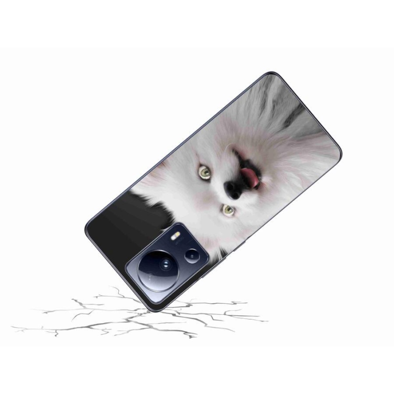 Gelový kryt mmCase na mobil Xiaomi 13 Lite - bílý špic
