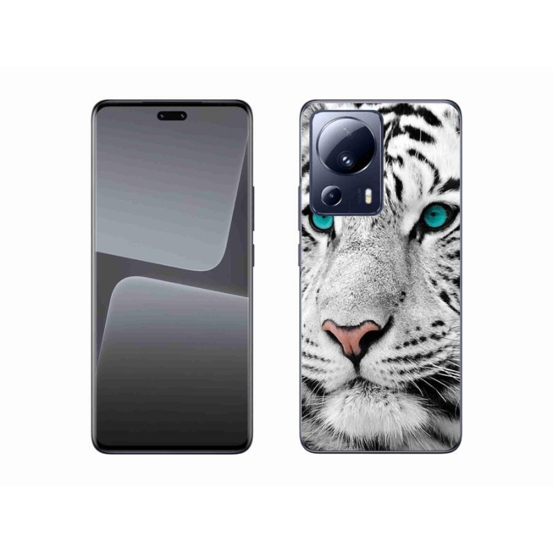 Gelový kryt mmCase na mobil Xiaomi 13 Lite - bílý tygr