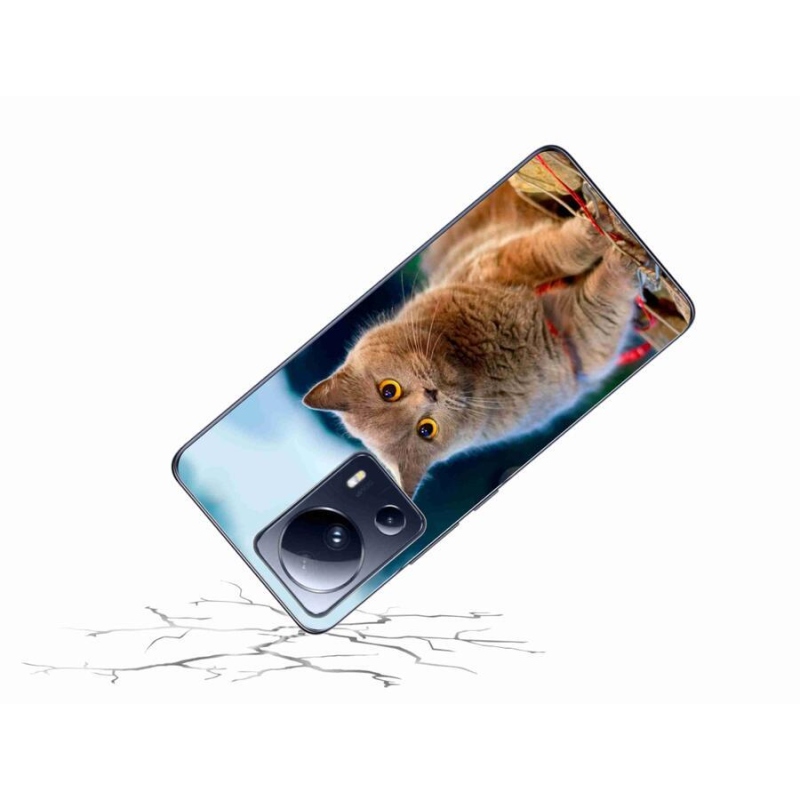 Gelový kryt mmCase na mobil Xiaomi 13 Lite - britská modrá 2