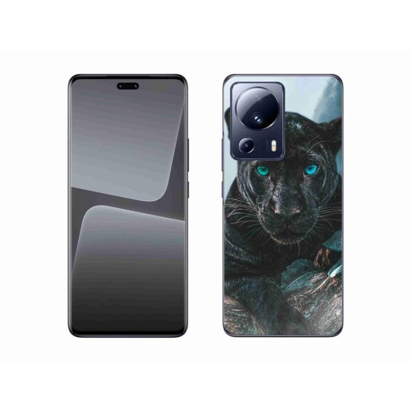 Gelový kryt mmCase na mobil Xiaomi 13 Lite - černý panter