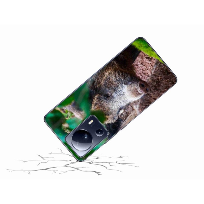 Gelový kryt mmCase na mobil Xiaomi 13 Lite - divoké prase