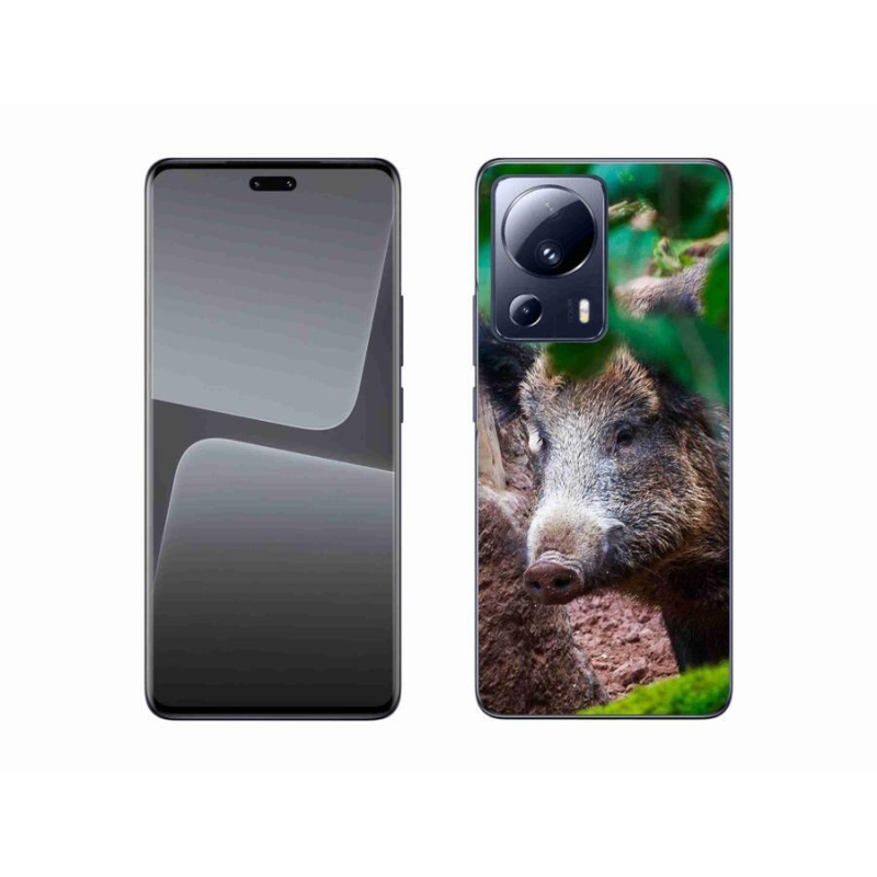 Gelový kryt mmCase na mobil Xiaomi 13 Lite - divoké prase