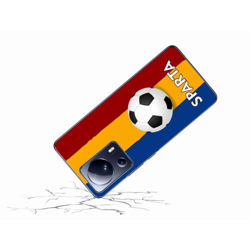 Gelový kryt mmCase na mobil Xiaomi 13 Lite - fotbal 1