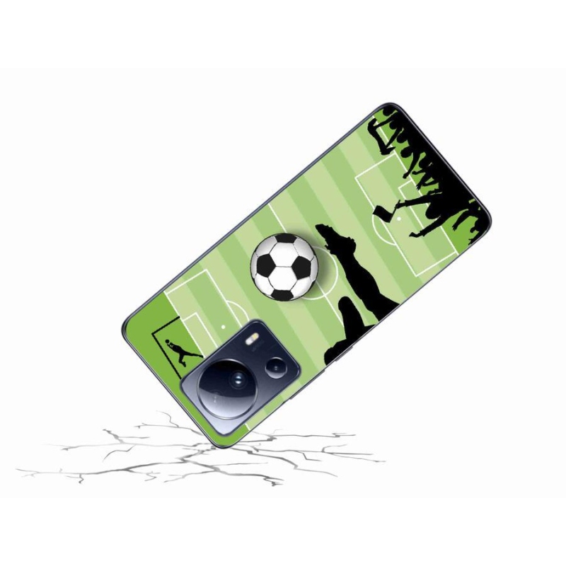 Gelový kryt mmCase na mobil Xiaomi 13 Lite - fotbal 3