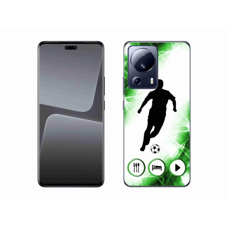 Gelový kryt mmCase na mobil Xiaomi 13 Lite - fotbalista