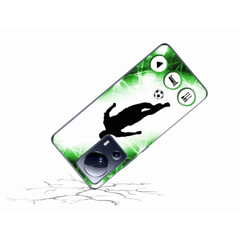 Gelový kryt mmCase na mobil Xiaomi 13 Lite - fotbalista