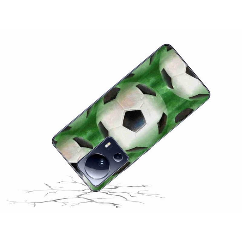Gelový kryt mmCase na mobil Xiaomi 13 Lite - fotbalový míč
