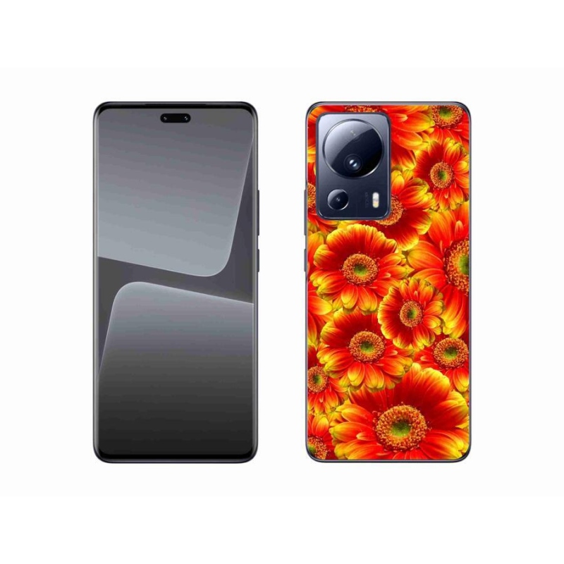 Gelový kryt mmCase na mobil Xiaomi 13 Lite - gerbera 1