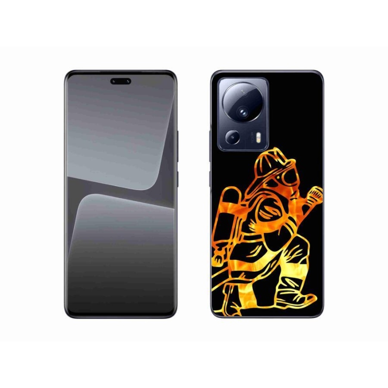 Gelový kryt mmCase na mobil Xiaomi 13 Lite - hasič 1