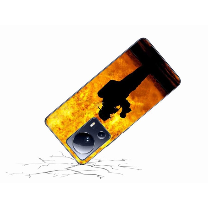 Gelový kryt mmCase na mobil Xiaomi 13 Lite - hasič