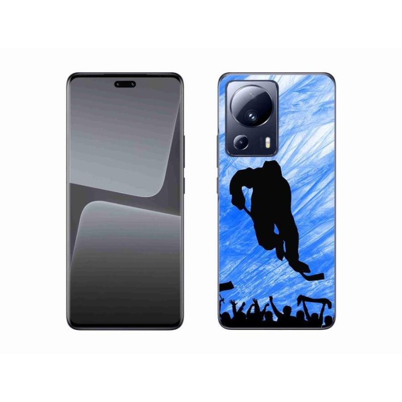 Gelový kryt mmCase na mobil Xiaomi 13 Lite - hokejový hráč