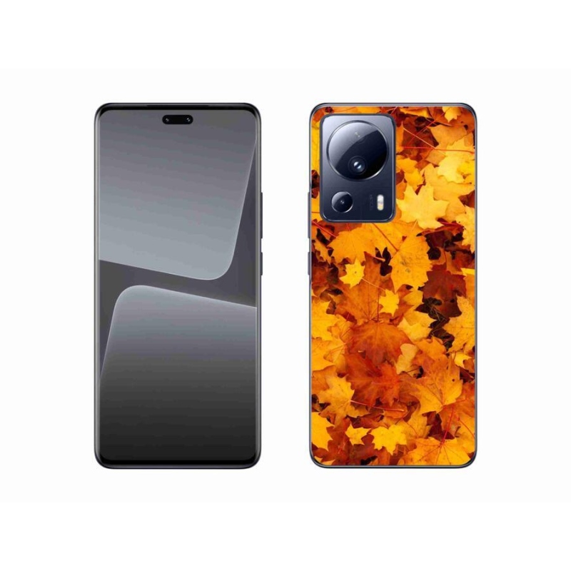 Gelový kryt mmCase na mobil Xiaomi 13 Lite - javorové listy