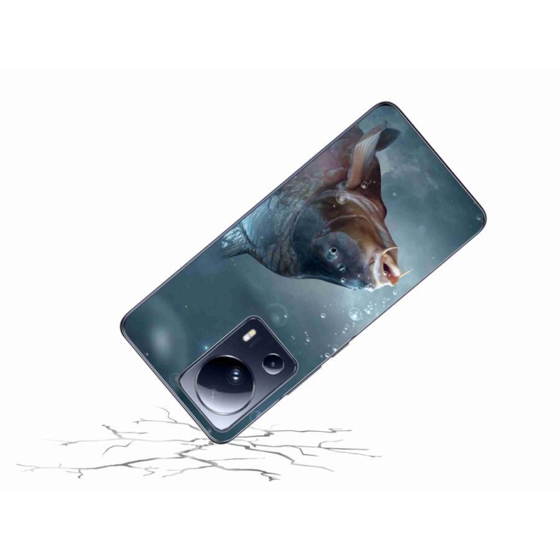 Gelový kryt mmCase na mobil Xiaomi 13 Lite - kapr a bublinky