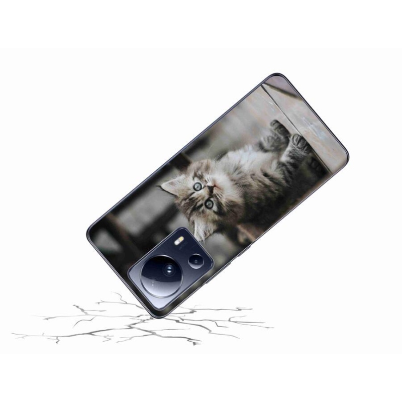 Gelový kryt mmCase na mobil Xiaomi 13 Lite - koťátko