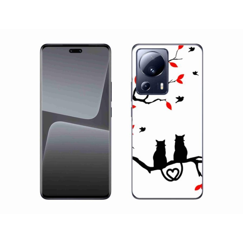 Gelový kryt mmCase na mobil Xiaomi 13 Lite - kočičí láska