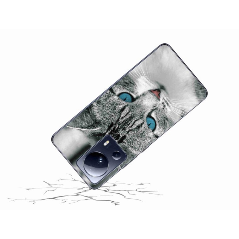 Gelový kryt mmCase na mobil Xiaomi 13 Lite - kočičí pohled 1