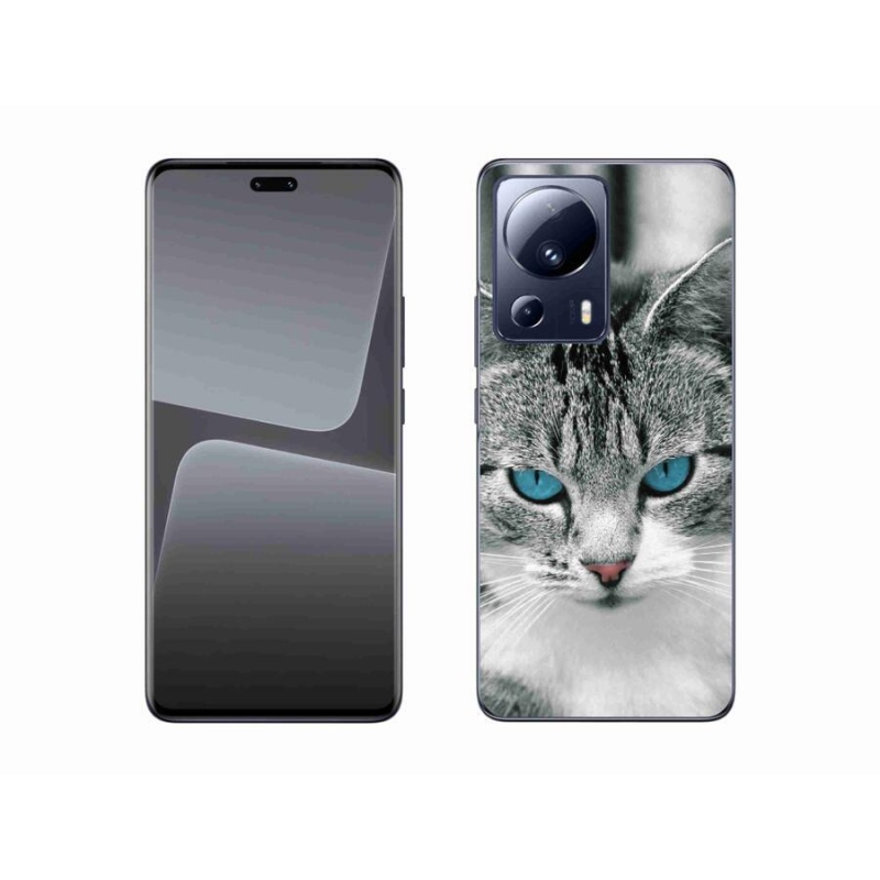 Gelový kryt mmCase na mobil Xiaomi 13 Lite - kočičí pohled 1