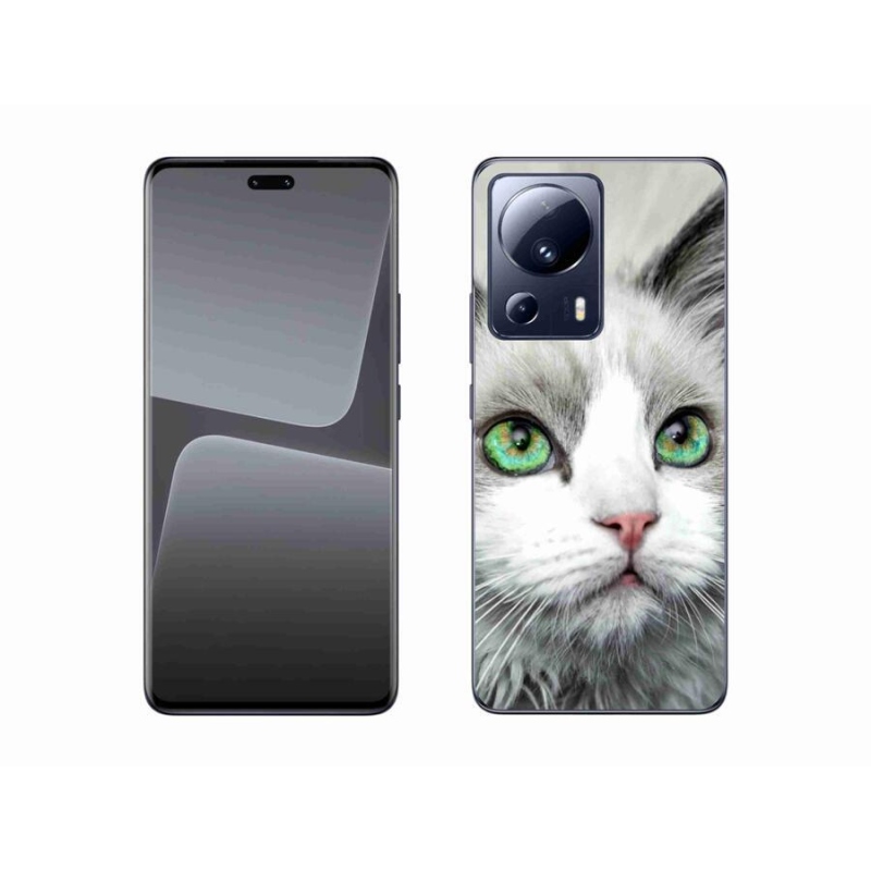 Gelový kryt mmCase na mobil Xiaomi 13 Lite - kočičí pohled