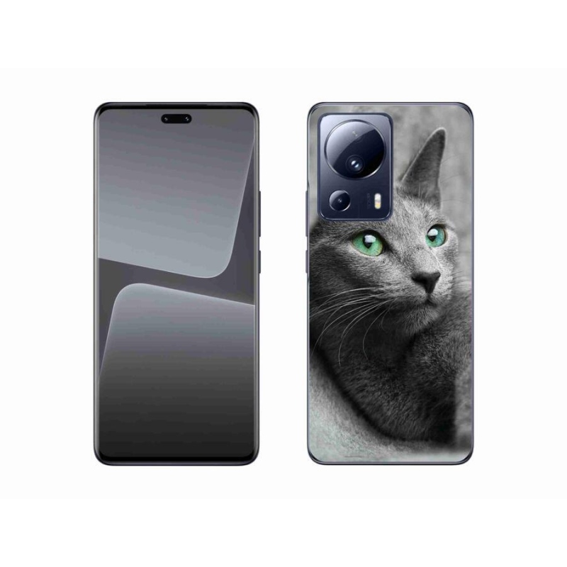 Gelový kryt mmCase na mobil Xiaomi 13 Lite - kočka 2